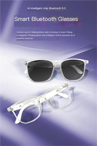 Lunettes connectées Bluetooth avec verres polarisés gris dégradé - 4