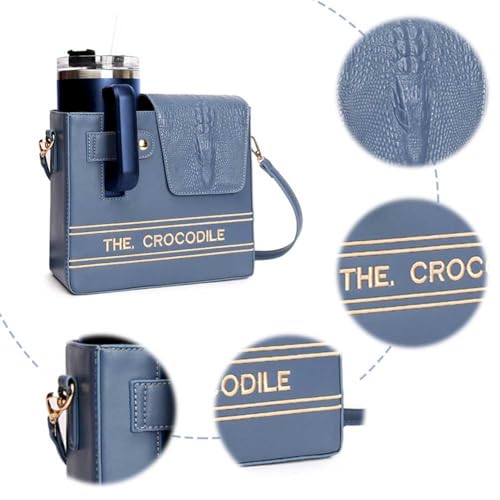 Lushandy Crossbody Bag for Stanley Purse Cup Holder Bag Stanley Cup Bags Portable Water Bottle Purse with Strap2