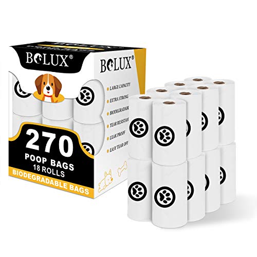 Bolux Dog Poop Bags, Extra Thick and Strong Dog Waste Bags, Leak-Proof Pet Waste Bags Refill Rolls