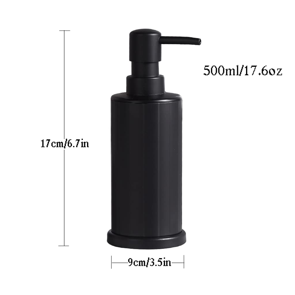 Dispenser di Sapone ad Alta capacità, Dispenser di Sapone per Le Mani Ricaricabile, Dispenser di lozione da banco, contenitori per Doccia da Cucina, flacone con Pompa