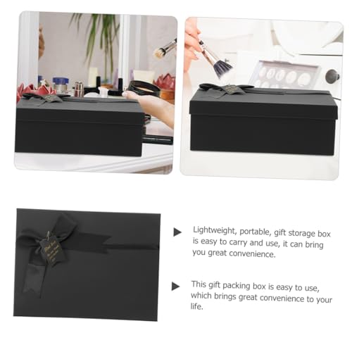 MOTHNUR 牛皮紙 ボックス 蝶結び付き 小物収納用 プレゼント包装箱 リップスティック キャンディー対応 ラッピング箱 贈答用ケース