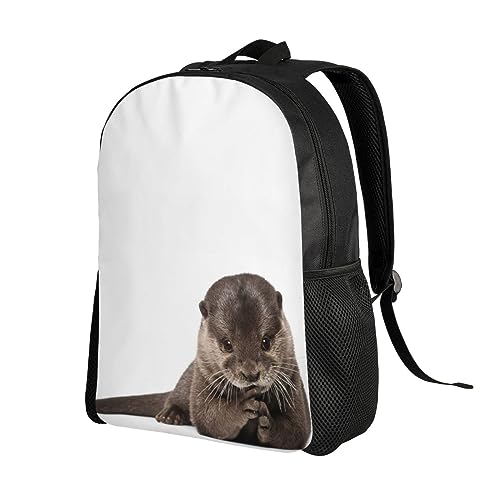 PEIXEN Cute Animal Otter Backpack Shoulder Bag Lightweight Laptop Bag Large Capacity Travel Bag Casual Daypack For Women Men2