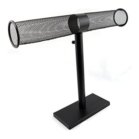 Adjustable Black Mesh Jewelry Display Stand Cover