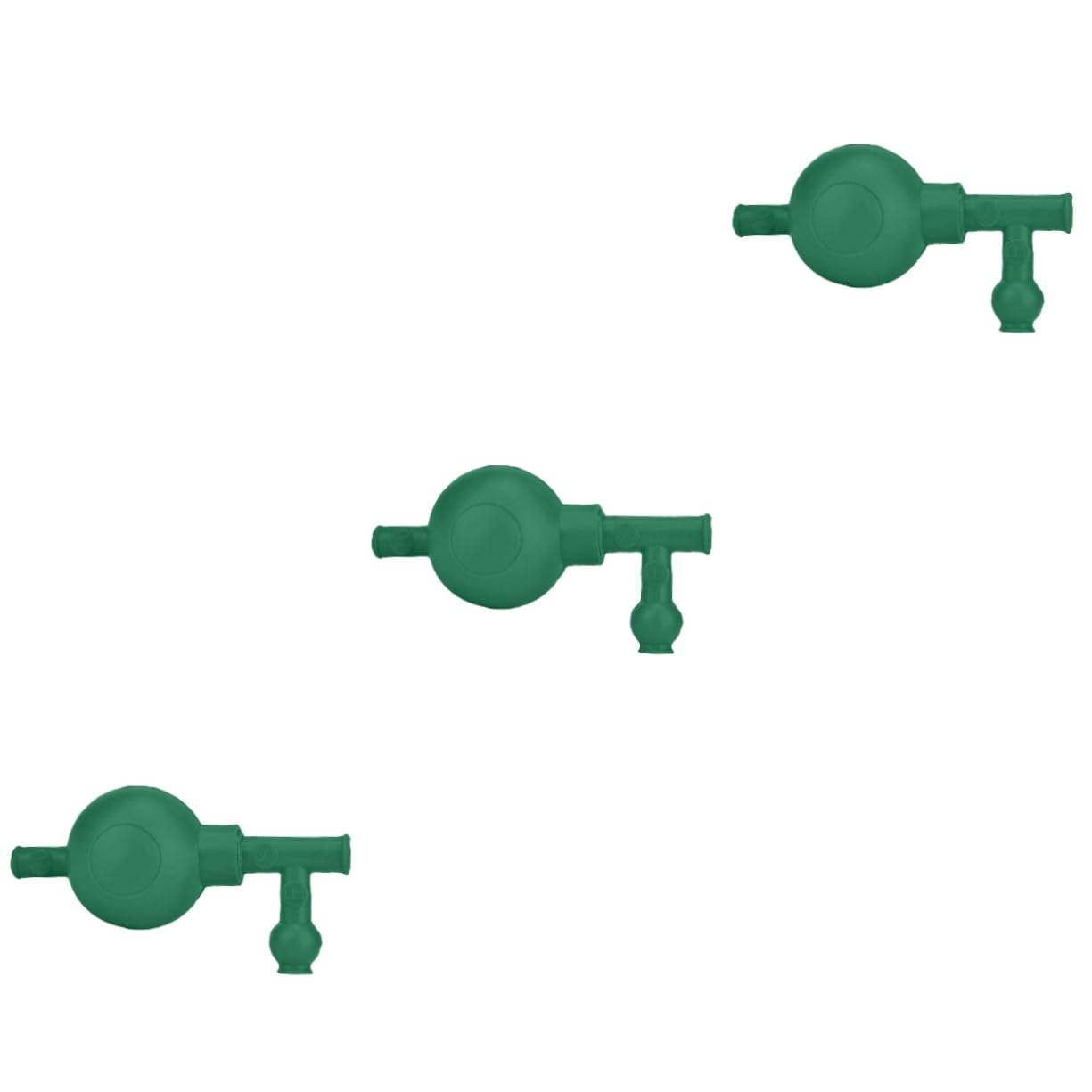 MUSISALY 3pcs 3 Quantitative Suction 3 Valves Pipette Filler Bulb Safe Material