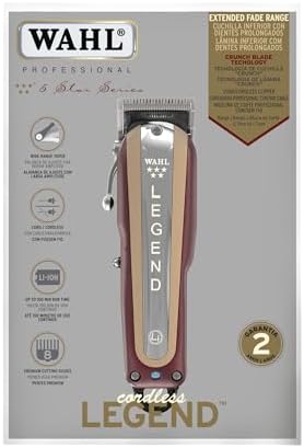 Máquina P/Corte Cabelo Legend Profissional Com Motor Potente, Lâm...
