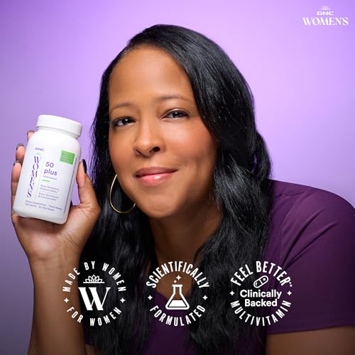 GNC Women's 50 Plus Multivitamin V2, 120 Count, 60 Servings
