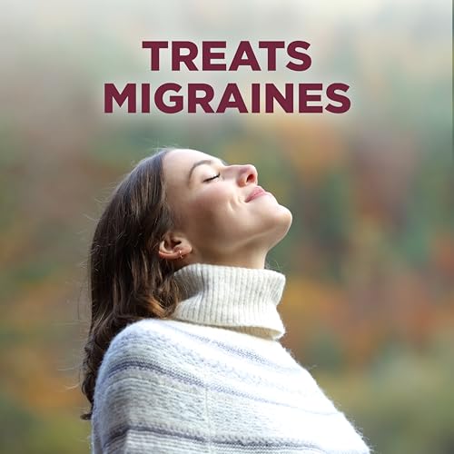 Image of Amazon Basic Care Migraine Relief Acetaminophen, Aspirin (NSAID) and Caffeine Tablets, Pain Reliever /Pain Reliever Aid, 200 Count