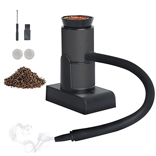 Fumatore per cibo con pistola portatile in legno, per cocktail, fumo, affumicatore portatile, per alimenti e cucina, per sous Vide, carne, salmone, cocktail, formaggio, barbecue