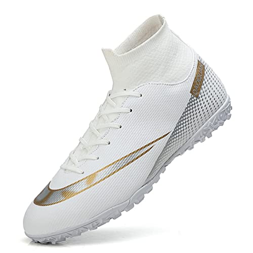 IFIKK Chaussures De Football Unisexes pour Hommes, Chaussures De Football pour Enfants Chaussures De Football Professionnelles en Plein Air (A2,44) Cover