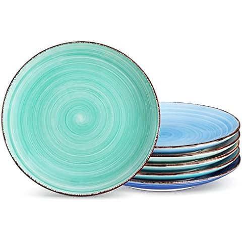 vancasso Bonita Colourful Salad Plates Set Cover
