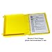 UniKeep SDS Binder - 1.5'' Capacity, (3 Poly Rings), Fully Enclosed