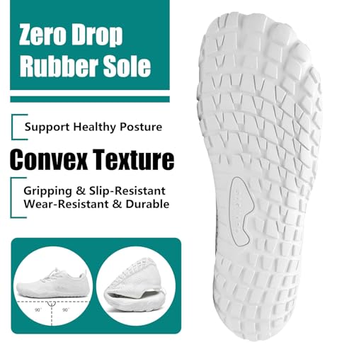 Image of SAGUARO Womens Mens Barefoot Shoes Minimalist Trail Runner Wide Toe Box Zero Drop Outdoor Cross Training Shoe