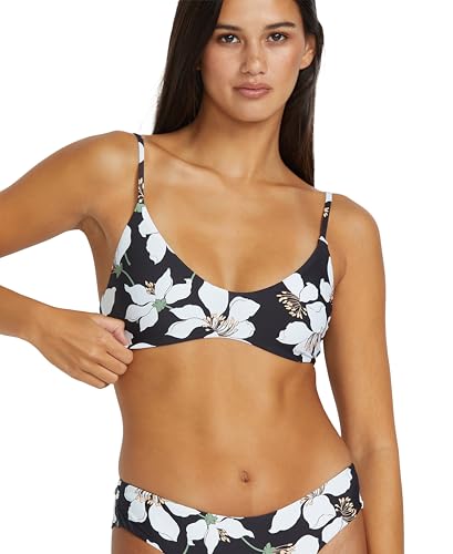 Volcom Women's Midnight Lily Crop Bikini Top, Black4