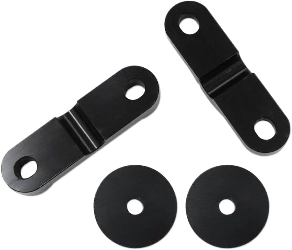 Billet Aluminum Shifter Bushings CNC Compatible With EK EG EF D Series Single Cam D15 D16(Silver)