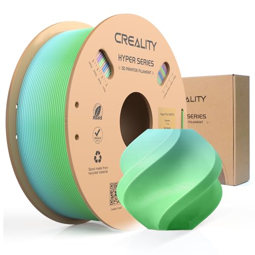 Creality Hyper PLA Filament, 3D Printer Filament 1.75mm 1kg, High Speed PLA 30-600mm/s, Dimensional Accuracy +/- 0.02mm,