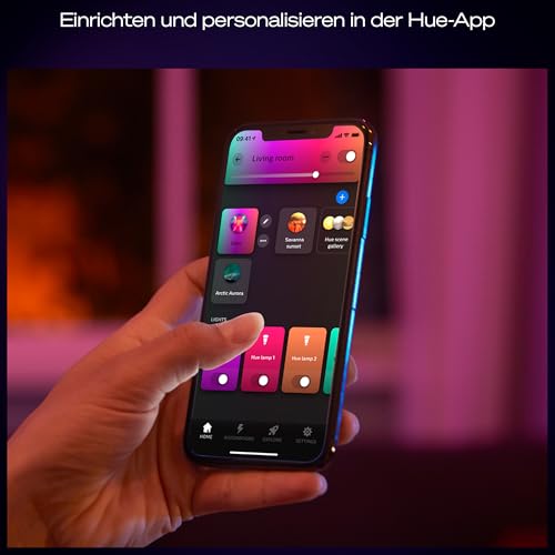 Philips Hue Devote Slim Deckenleuchte, S, 291 mm Rund, Weiß – Ansicht 5
