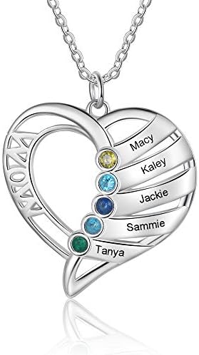 Personalizar BFF Madre Hija Bond Palabra Cita Rectangular Libro Página Corazón Colgante Collar Para Mujeres Para Adolescentes Plata De Ley . 925, Metal