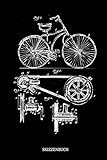 kunst schule  Skizzenbuch: Fahrrad Vintage Bike Fahrer Skizzenblock: 8.5x11 A4 Blank Skizzenbuch Oder Zeichenblock Für Kunst Schüler Studenten Lehrer Professoren