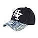 Hip Hop Honour Casquette Baseball Femme Strass Turquoise Baseball NY Noir Etoyl - Femme