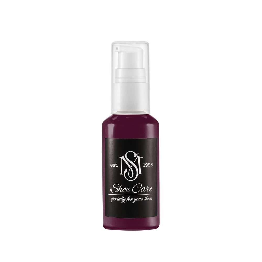 Baume pour cuir MAVI STEP prune profonde soin maroquinerie et souliers