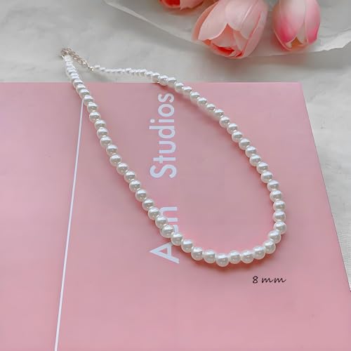 Pearl Necklace for Women, Costume Pearls, Bridesmaid Gifts, Pearl Jewelry4