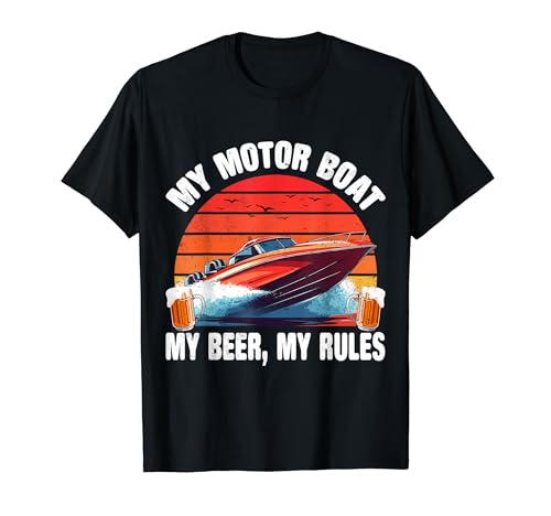 My Motor Boat My Beer My Rules ���[�^�[�{�[�g�L���v�e�� T�V���c