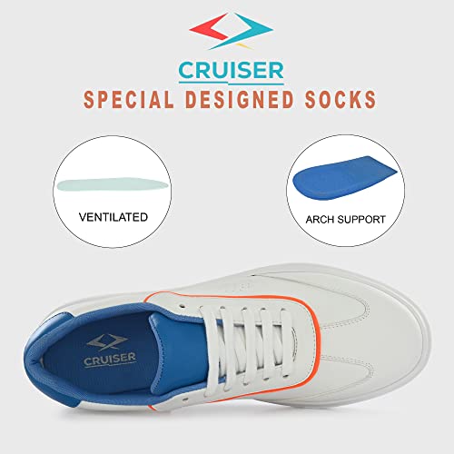 Image of Cruiser Mens Casual Shoes|Sleek, Stylish, and Ready for Anything Sneaker |Comfortable Trendy Minimal Design Sneakers with Super Comfort Ultra Cushioned Padding (2624)