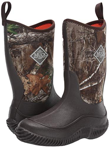 Muck Boot Unisex Child Kid's Hale Snow Boot, Brown/Real Tree Edge, 4 Big Kid Us #TOP6