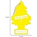 LITTLE TREES Car Air Freshener | Hanging Paper Tree for Home or Car | Vanillaroma | 3 Pack