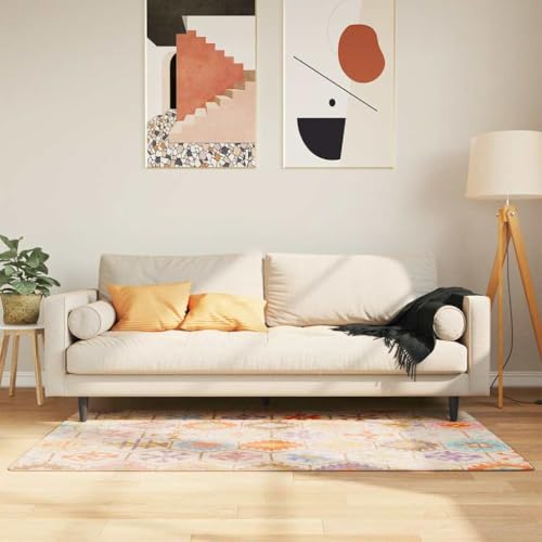 Tapis lavable multicolore 80x150 cm pour salon et chambre - 3