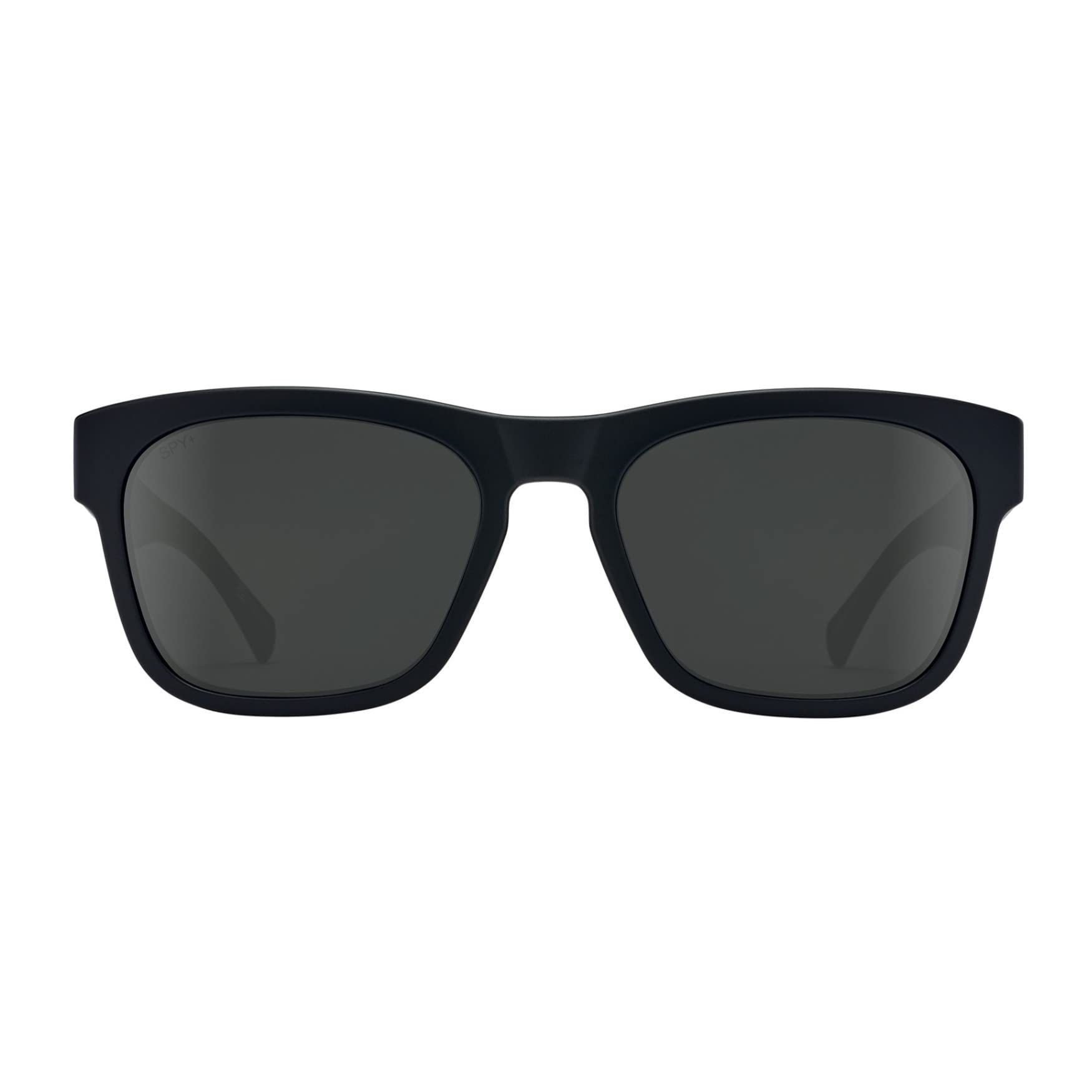 SPY OPTIC Crossway, Square Sunglasses, Color and Contrast Enhancing Lenses, Matte Black - Gray Lenses