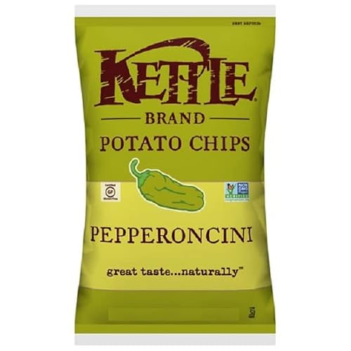 Kettle Brand Pepperoncini Kettle Potato Chips, 7.5 Oz. Bags (4-Pack) #TOP3