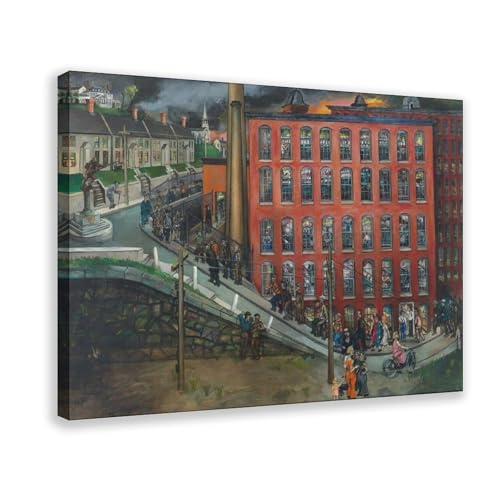 Toile Through The Mill Philip Evergood pour habiller facilement un mur nu
