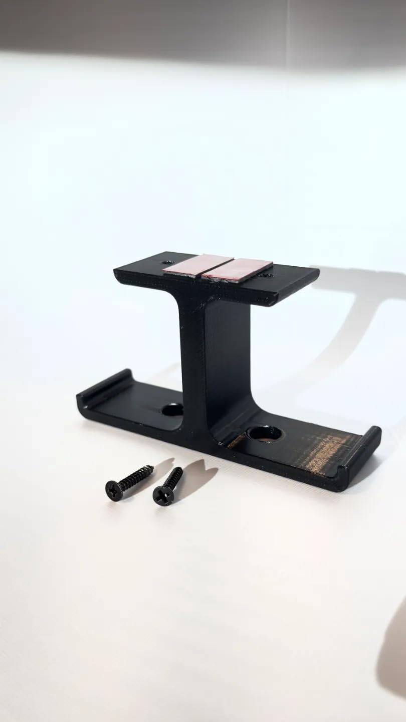 Dual Headphone Holder | Under Table Hook Mount with Adhesive or Screws-image-29