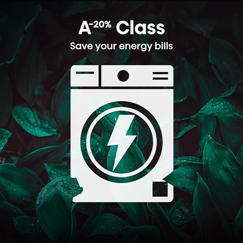 Hisense 1Q Series WF1Q8041BW Freestanding 8 KG Front Load Washing Durable Inverter Machine, Steam Wash, Quick Wash, 15 Washing Programs 1400 RPM White - Energy Rating A - Image 5