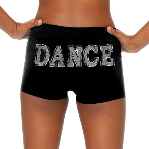 Girls Boy Shorts - Perfect for Dance Cheer Gym & Athletic Wear All Purpose One Size Girls 7-10