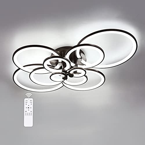 Plafonnier LED 114W variable pour éviter la fatigue oculaire grand lustre blanc