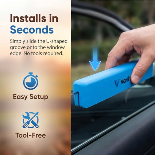 Dog Window Guards for Cars Pet Car Window Chin Rest for Comfortable Car Rides No Tools Required Waterproof Easy Clean for Ride. CHILL. Repeat (Blue) - Image 3