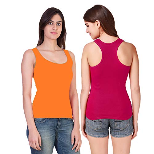 Image of Camisole Tank Top Vest Racerback Sando Camis for Women, Girls (Pack of 2)