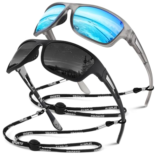 Sunier Óculos de Sol Homem Mulher Polarizados Desportivos Óculos de Sol Condução Pesca Ciclismo Proteção 100% UV400
