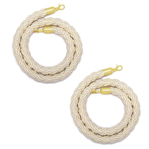 Corde de barrière pour mariage et réception VIP, cordon tressé 305cm pour accueil chic