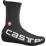 Castelli Diluvio Ul Shoecover, Unisex Cycling Shoe Covers - Adult, Black/Silver Reflex, S/M