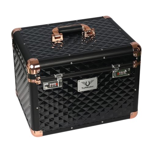 TuffRider Aluminium Diamond Grooming Box-Black