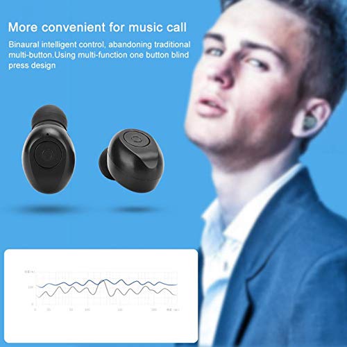 Oortelefoon F9-5 Zwart ABS LED Elektrisch Hoeveelheid Digitaal display Draadloze hoofdtelefoon Thuis Vrije tijd Kantoor… - Image 8