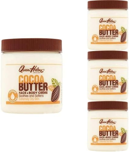 Queen HeleneCocoa Butter Face & Body Crème, 4.8 Oz (Pack of 4)