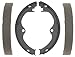 ACDelco Professional 17556B Bonded Rear Drum In-Hat Parking Brake Shoe Set