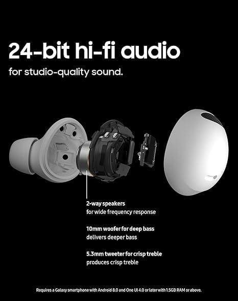 Image of Original Buds2 Pro Advanced AI Sound True Wireless Bluetooth Earbuds with Active Noise Cancellation and Comfort Fit Compatible with Samsng (Purple)