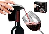 AirVi Automatic Wine Dispenser, Electric Wine Aerator Pourer, Luxury Air Wine Decanter for Red and...