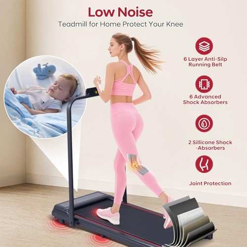 walking pad with handle bar 30hp walking pad treadmill with handles 3 in 1 portable under desk treadmills for home small space foldable folding home treadmill with remote control 300lbs capacity