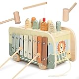 Vanplay モンテッソーリ 知育玩具 おもちゃ 男の子 女の子 1 2 3歳 誕生日プレゼント ハンマートイ 指先の知育 モンテッソーリ教具 早期開発 指先訓練 出産祝い 入園お祝い プレゼント